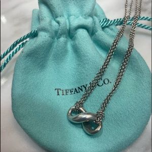 Tiffany & Co. Sterling Infinity necklace